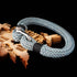 maritimes nautisches unisex armband segeltau schaekel uniqal